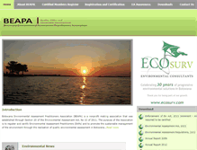 Tablet Screenshot of beapa.org.bw